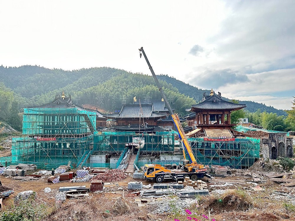 浙江仿古建筑公司，一站式施工服务，温州寺庙设计需求全满足