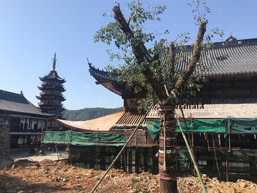 浙江仿古建筑公司，专业寺庙设计施工，绍兴实力精彩完美呈现