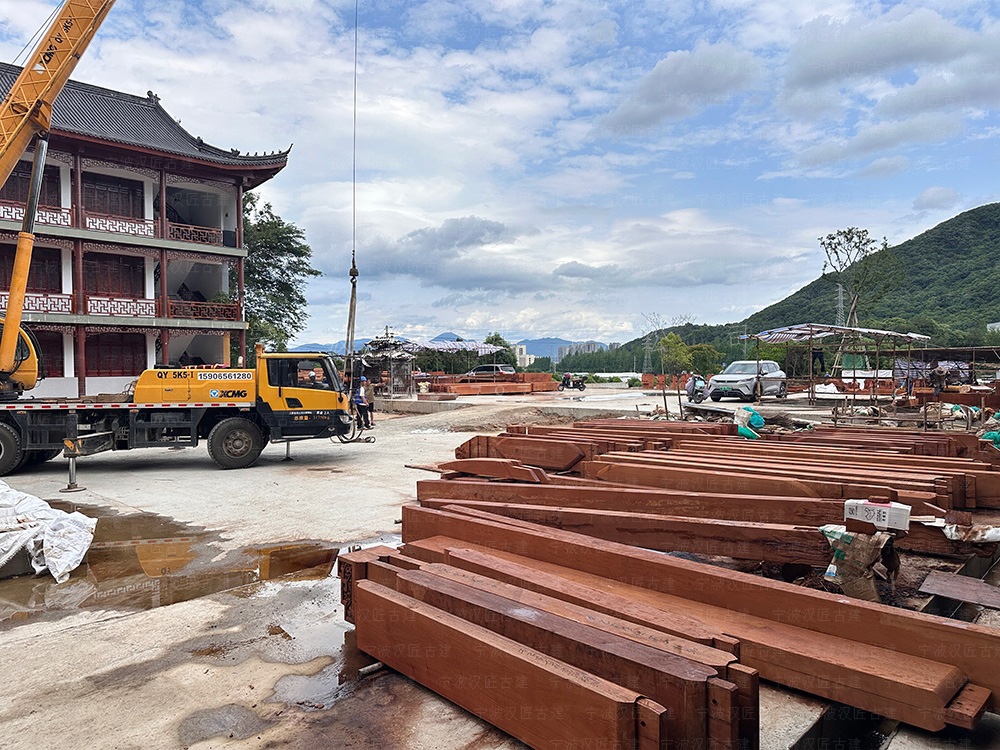 浙江仿古建筑设计公司，施工难题全解，金华仿古建筑一站式服务