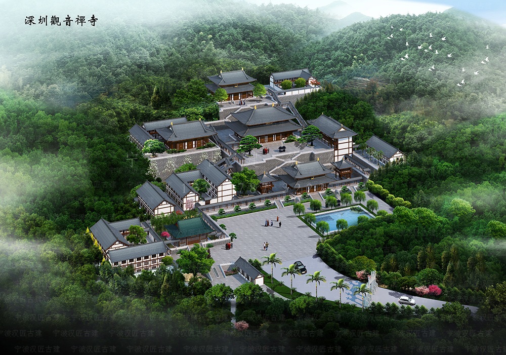 浙江仿古建筑设计公司，专业施工，保障台州寺庙设计完美呈现