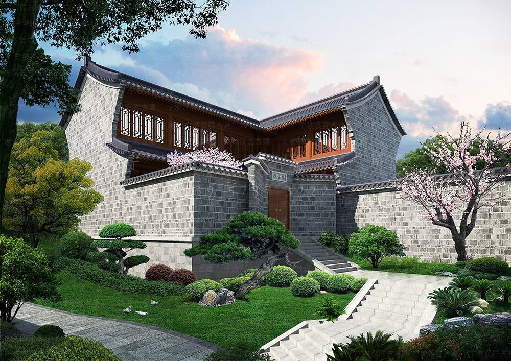 浙江仿古建筑公司，专业寺庙设计施工，绍兴实力精彩完美呈现