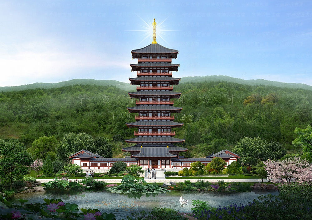 广东古建筑设计，一站式深圳寺庙设计施工，让你省心又省力