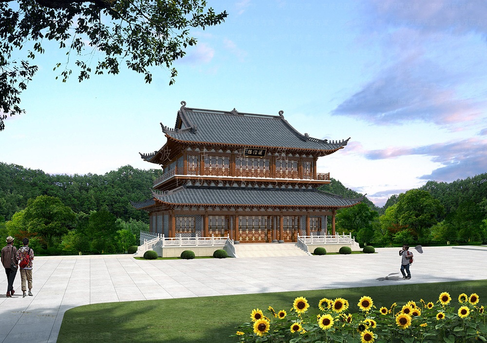 浙江仿古建筑设计公司，专业施工，保障台州寺庙设计完美呈现