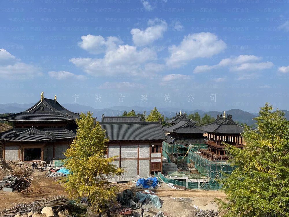 浙江仿古建筑公司，专业寺庙设计施工，杭州信赖之选实力彰显