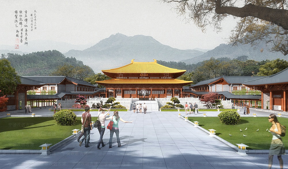浙江仿古建筑公司，一站式施工服务，温州寺庙设计需求全满足