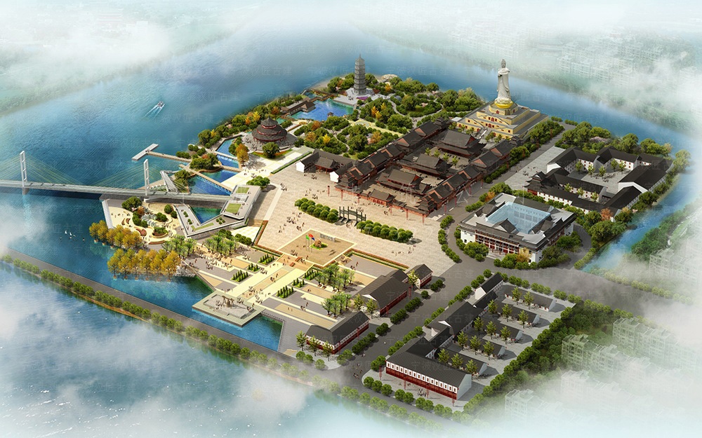 古建筑设计施工装修一体—寺庙规划全案解决方案