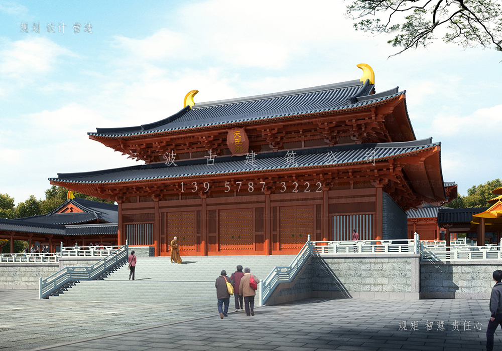 仿唐风格天王殿设计.jpg 仿唐风格天王殿设计.jpg